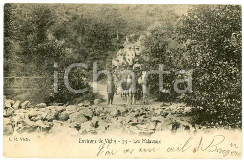 1900 ca FRANCE Environs de VICHY Les Malavaux - Carte Postale FP VG  Cartolina postale d'epoca, viaggiata.CONDIZIONI: FAIR FORMATO: FP    originale e autentica 1