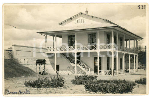1930 ca CONGO BELGE - ELISABETHVILLE La pompe *Photo Léopold GABRIEL 235 Fotografia originale d'epoca, con timbro del fotografo al verso.FOTOGRAFO: L&eacute;opold Gabriel - Panda - Katanga  GOOD/buono  Formato: 14x9 cm originale e autentica 1