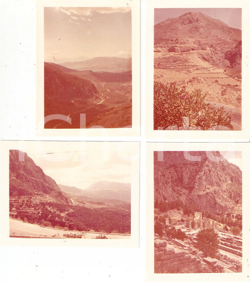 Fotografia d epoca originale 1961 KARI GREECE Panorama di DELFI e resti del Tempio di APOLLO Lotto 4 foto 1