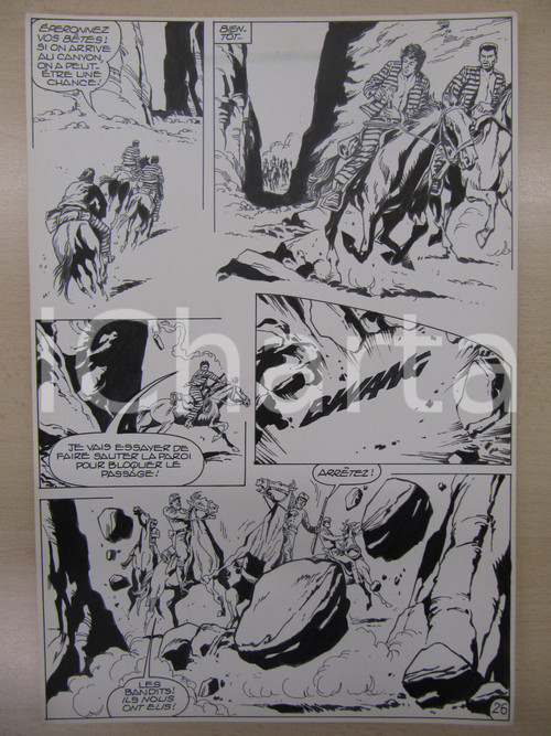 1990 BD WESTERN FRANCE BILLY BOYD N° 2 El Cobra! tav.26 Original BERNASCONI LUBE