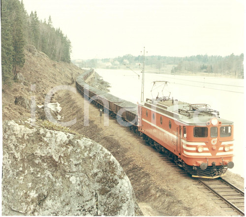 Fotografia d epoca originale 1975 ca SWEDEN  TGOJ mining railroad FOTOGRAFIA 1