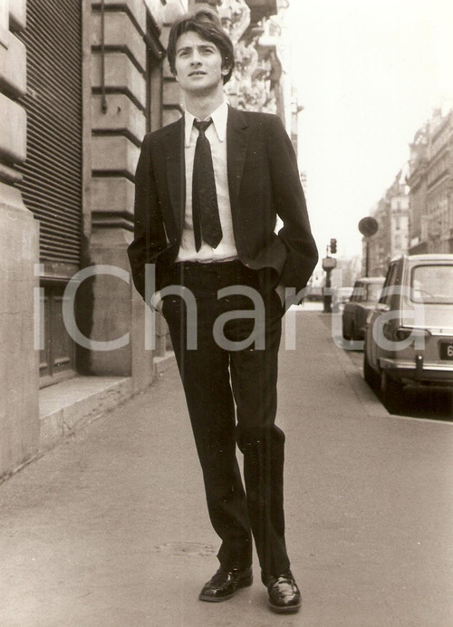 Fotografia d epoca originale 1960 ca PARIS ? Attore Bernard MESGUICH in strada Foto 1 1