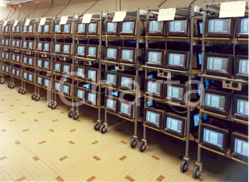 Fotografia d epoca originale 1980 ca FRANCE MINITEL  Deverminage service videotex Photographie 1