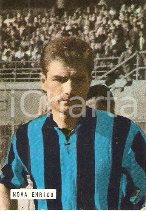 EDIZIONI FOTO CALCIO-CALCIATORI 1965 - 1966 Figurina Enrico NOVA 11 ATALANTA EDIZIONI  FOTO CALCIOMILANO - PIAZZA BORROMEO, 14CALCIATORI 1965 - 1966Figurina originale d'epoca. CONDIZIONI: buone (ma lievi smussature agli angoli)   originale e autentica 1