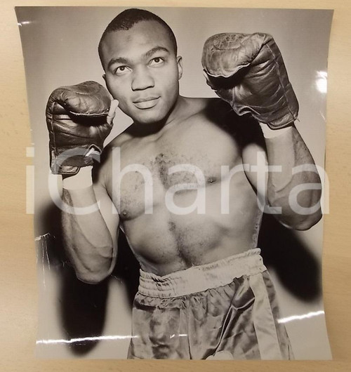 1965 SAN FRANCISCO (USA) BOXE Pugile Jesse BYRD Golden Gloves Fotografia 26 x 31