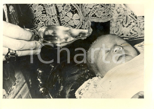 1955 BETZDORF Il battesimo del principe Henri del LUSSEMBURGO *Fotografia