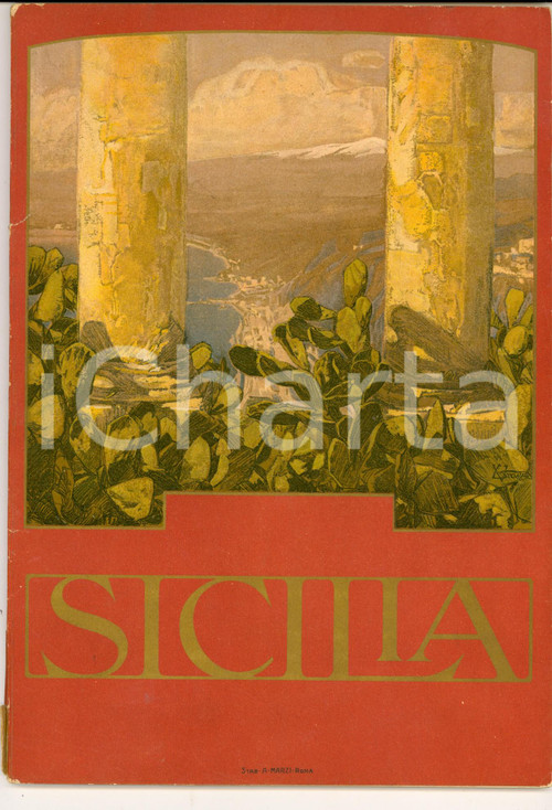 1920 ca FERROVIE DELLO STATO Guida illustrata della Sicilia Vol. 2 TOURING CLUB DATA: 1920 circaTITOLO: FERROVIE DELLO STATO - GUIDA TURISTICA DELLA REGIONE SICILIASECONDO VOLUMEDESCRIZIONE: Pubblicazione d'epoca illustrata, realizzata con il concorso del Touring Club Italiano.EDITORE: Capriolo e Massimino - MilanoFORMATO: 17 x 24 cmPAGINE: 75CONDIZIONI : buone (piccoli tagli al dorso)    originale e autentica 1