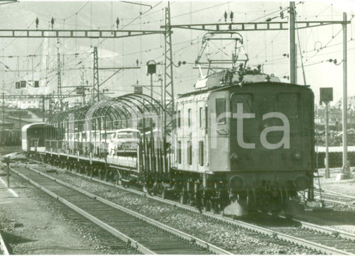 1980 ca SVIZZERA Treno auto - passeggeri Ae 3/5 10220 *Fotografia seriale