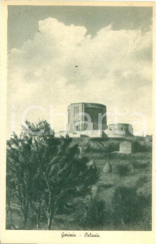 1943 GORIZIA Veduta del Sacrario militare di OSLAVIA Cartolina FP VG