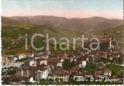 1950 ca BARDI (PR) Panorama del paese *Cartolina FG VG