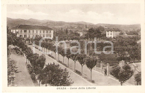 1940 OVADA (AL) Corso della Libertà *Cartolina FP NV