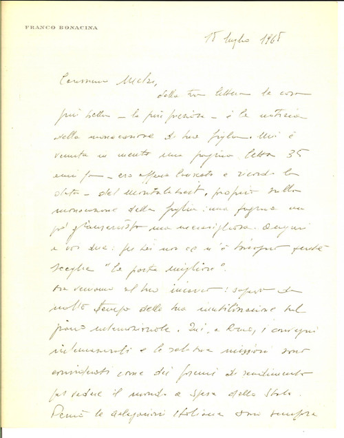 1968 ROMA Le delegazioni italiane sono le peggiori *Autografo Franco BONACINA
