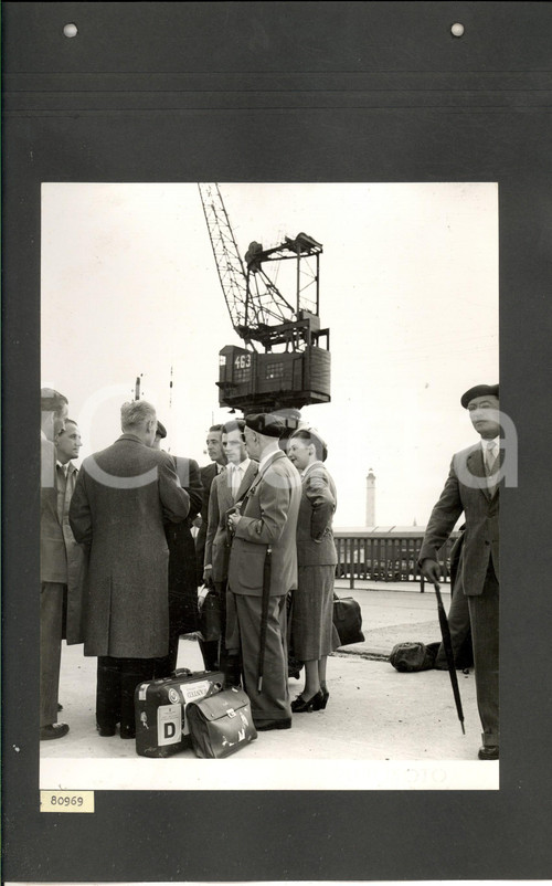 1950 DOVER Artisti del TEATRO ALLA SCALA sbarcati dal traghetto *Foto 25x35