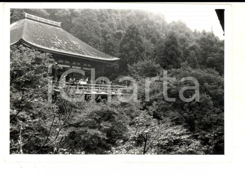 1958 KYOTO (JAPAN) Terrazza del tempio buddista di KIYOMIZU *Foto 12x8 cm