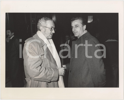 1985 ca MILANO - PSI Ugo FINETTI Mario RAIMONDO Ritratto - 25x20 cm