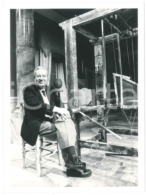 1985 ca ITALIA - Domenico ROSATI Ritratto Presidente ACLI - Foto 18x24 cm (4)