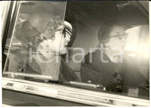 1953 ROMA CIAMPINO Partenza ex regina Narriman SADIQ con la madre *Foto