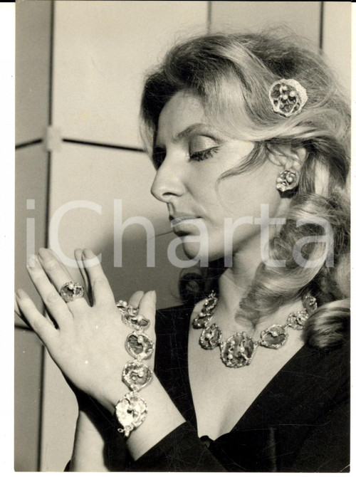 1969 MILANO Hotel CONTINENTALE Presentazione gioielli GÜBELIN madreperla *Foto