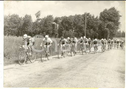 1960 CICLISMO TOUR DE FRANCE DIEPPE-CAEN Albertus GELDERMANS in testa *Foto