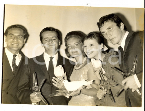 1963 PARIS Etoiles de Cristal - Serge REGGIANI Romy SCHNEIDER  *Foto DANNEGGIATA