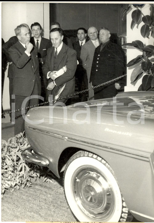 1959 PARIS Ministre Antoine PINAY avec la nouvelle RENAULT FLORIDE *Photo
