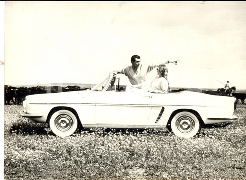 1959 AUTOMOBILISMO LA nuova RENAULT FLORIDE versione cabrio *Foto 18x13 cm