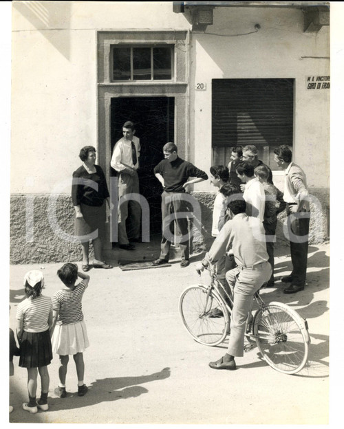 1966 SEDRINA Felice GIMONDI rientra vittorioso al paese natio *Foto 18x24 cm