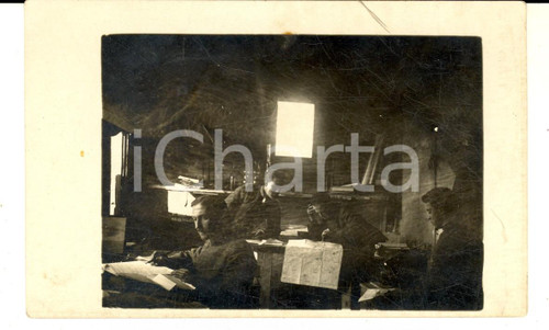 1918 WW1 CENGIO / MONTE BARCO Ufficio Scritturati - 5^ Brigata BERSAGLIERI *Foto