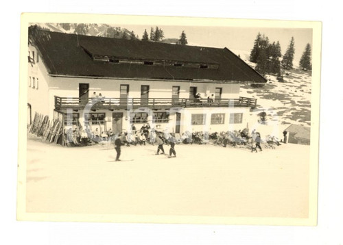 1959 SUDELFELD (GERMANY) Una scuola di sci in attività - Foto VINTAGE 10x7 cm
