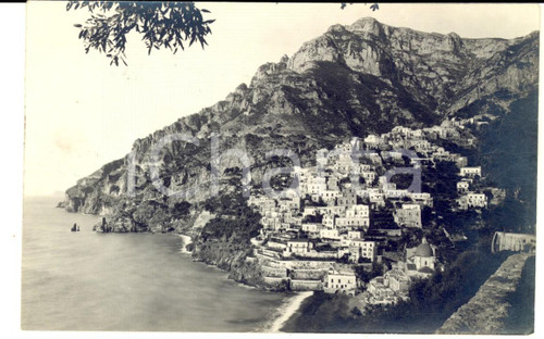 1930 ca RAVELLO Veduta panoramica dal mare - Foto cartolina VINTAGE