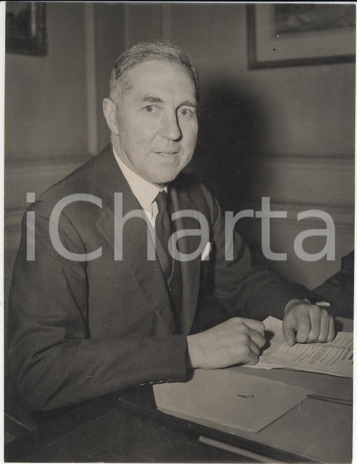 1953 LONDON - HM TREASURY Portrait of Baron Henry BROOKE OF CUMNOR *Photo