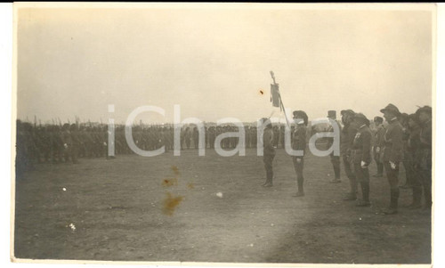 1931 UDINE Bersaglieri durante il giuramento delle reclute - Foto 13x8 cm