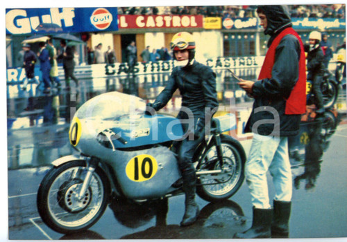1968 MONZA Gran Premio delle Nazioni - Moto SEELEY-MATCHLESS 500cc *Cartolina FG