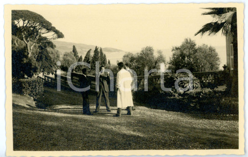 1936 SANREMO BUSSANA Villa Spinola - Medico in giardino *Fotocartolina FP NV