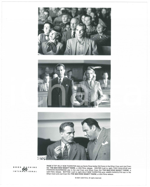 2001 Film THE MAN WHO WASN'T THERE - Scenes - Billy Bob THORNTON (2) Photo