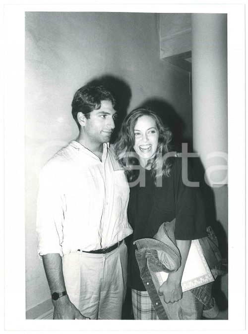 1985 ca ITALIA - CINEMA Vincent SPANO Greta SCACCHI Foto 18x24 cm (1)