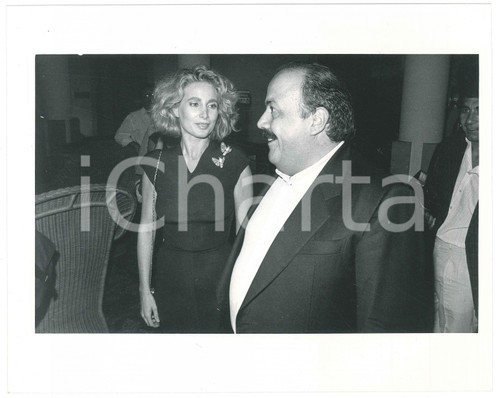1988 VENEZIA Mostra del Cinema - Maurizio COSTANZO Marta FLAVI - Foto 25x20 (1)