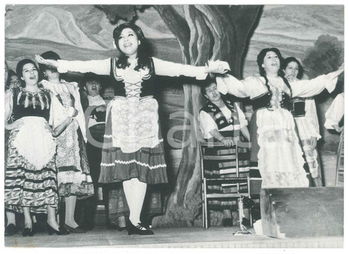 1965 LIRICA ITALIA - Soprano Chitose MATSUMOTO in scena - Foto 18x13 cm