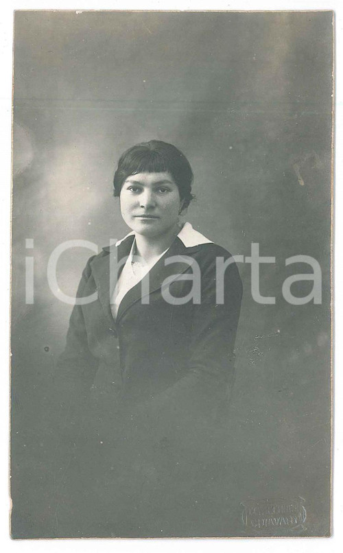 1930 ca CHIAVARI Ritratto di giovane donna - Foto CIVICCHIONI 8x13 cm