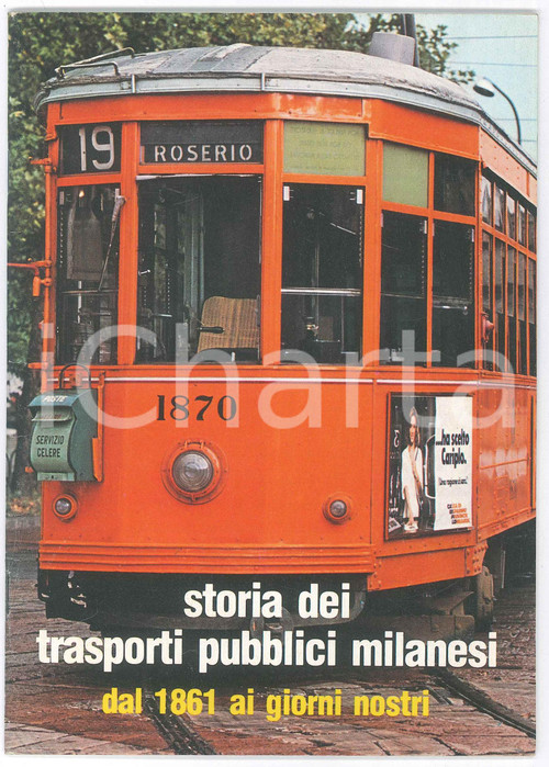1982 ATM MILANO Storia dei trasporti pubblici milanesi dal 1861 ai giorni nostri Pubblicazione spillata a cura di ATM, con la storia dei trasporti pubblici della citt&agrave; di Milano, corredato da numerose immagini fotografiche e grafici. EDITORE: Arti Grafiche delle Venezie - Vicenza PAGINE: 32 FORMATO: cm 15 x 21 GOOD/buono   originale e autentica 1