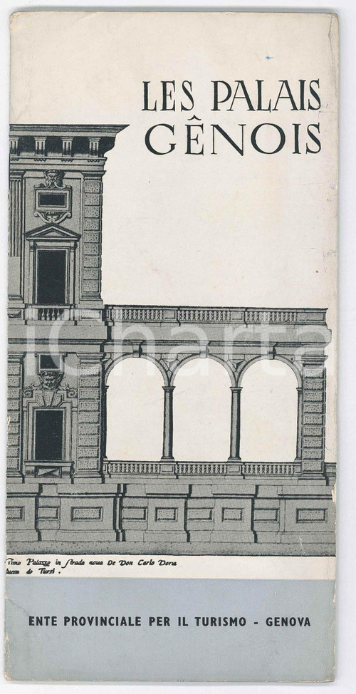 1960 ca GENOVA Ente Provinciale per il Turismo - Les Palais Genois *French