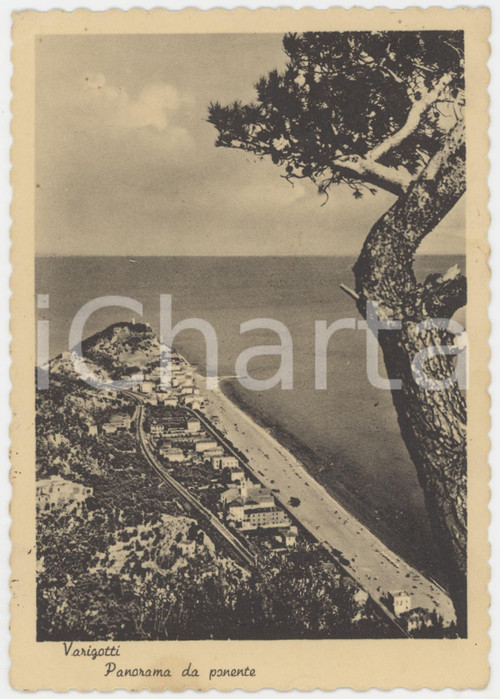 1950 ca VARIGOTTI (SV) Panorama da Ponente - Cartolina FG VG