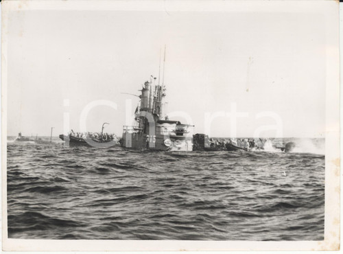 1955 ca UNITED STATE NAVY - New type submarine commando training *Photo