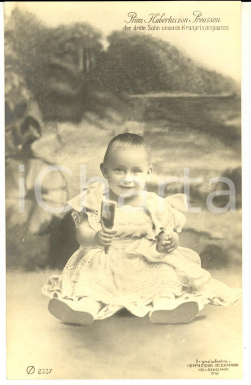 1910 GERMANY Prinz Hubertus VON PREUSSEN der dritte Sohn - VINTAGE Postcard
