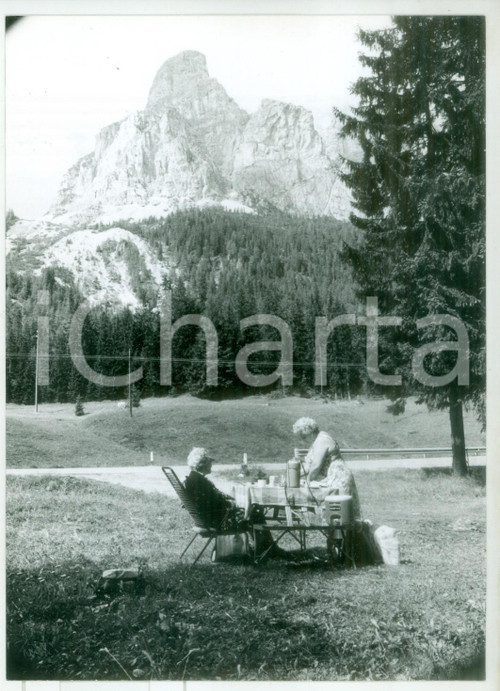 1982 CORVARA IN BADIA Versante del monte SASSONGHER *Fotografia artistica 13x18 