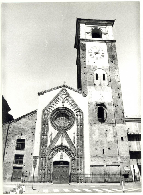 1978 CHIVASSO (TO) Facciata della chiesa collegiata di Santa Maria Assunta *Foto