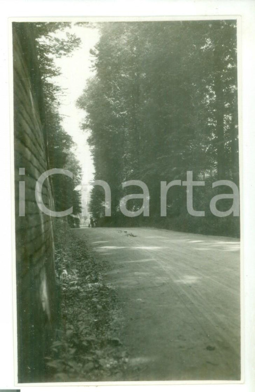 Maggio 1931 NOVI LIGURE Veduta di una strada campestre - Foto cartolina VINTAGE
