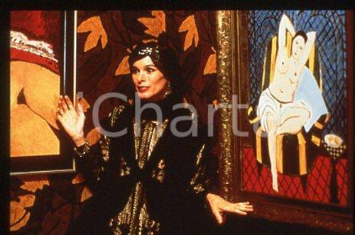 Geraldine CHAPLIN - CINEMA Film The Moderns Actress 1988 * 35 mm vintage slide 1