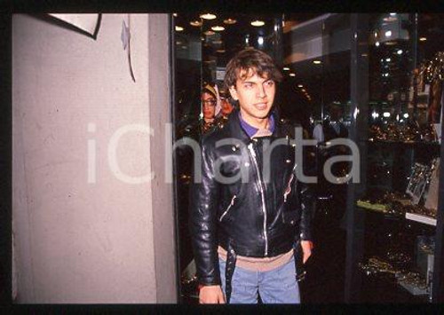 Giacomo CELENTANO - ITALIA Ritratto del cantante 1990 ca * 35mm vintage slide 36
