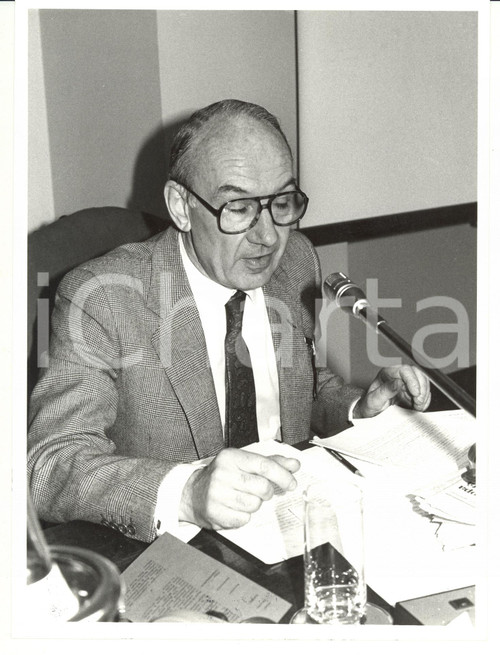 1985 ca MILANO Convegno BPCI - Ettore FUMAGALLI Comitato Agenti di Cambio - Foto